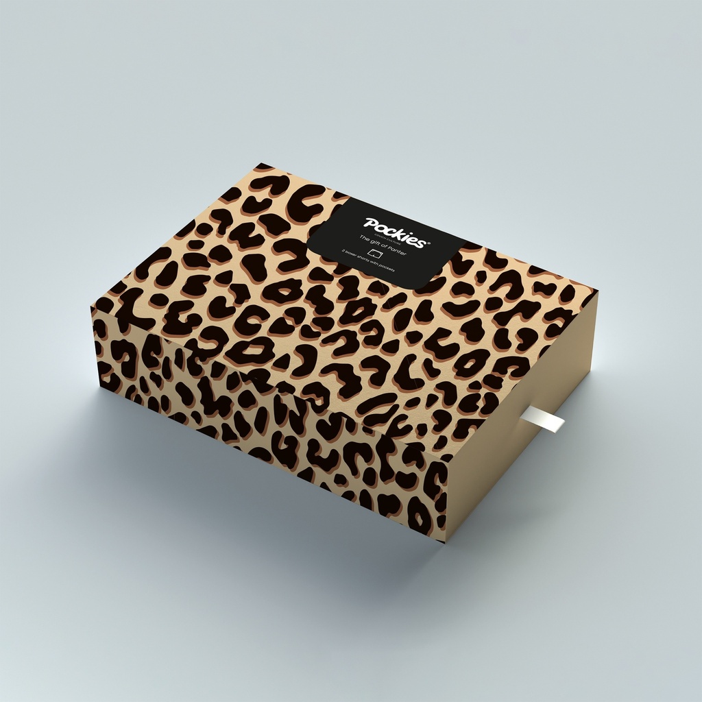 2-Pack Leopard Gift Box