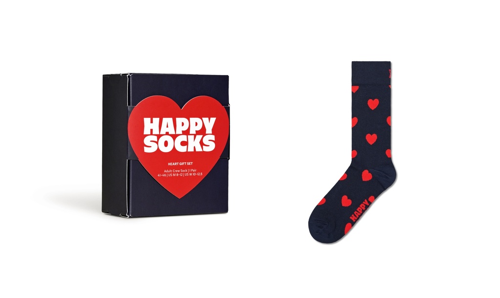 1-Pack Heart Socks Gift Set