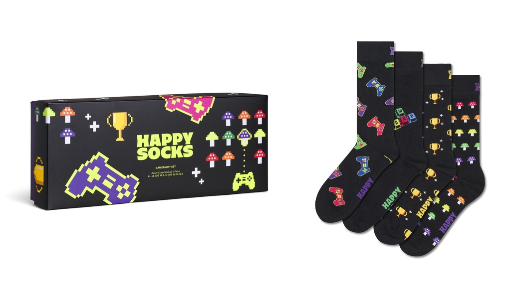 4-Pack Gamer Socks Gift Set