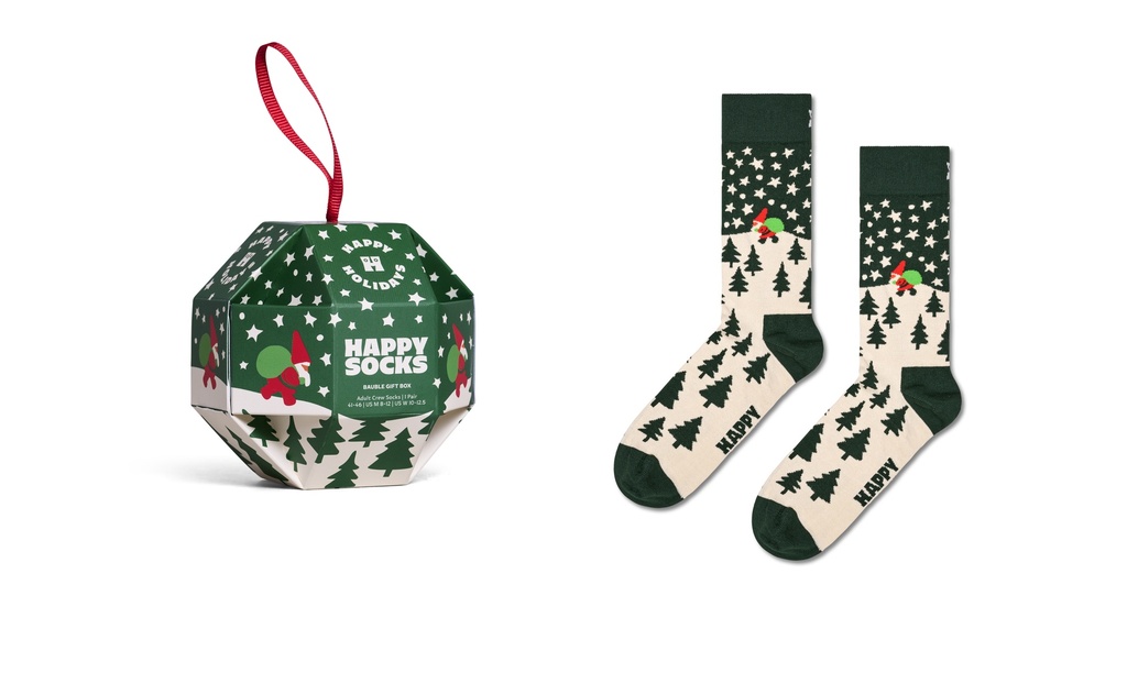 1-Pack Snow Globe Sock Gift Set