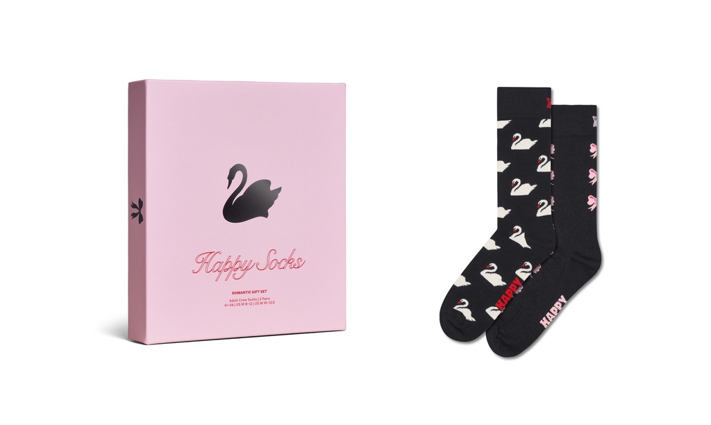 2-Pack Swan Socks Gift Set
