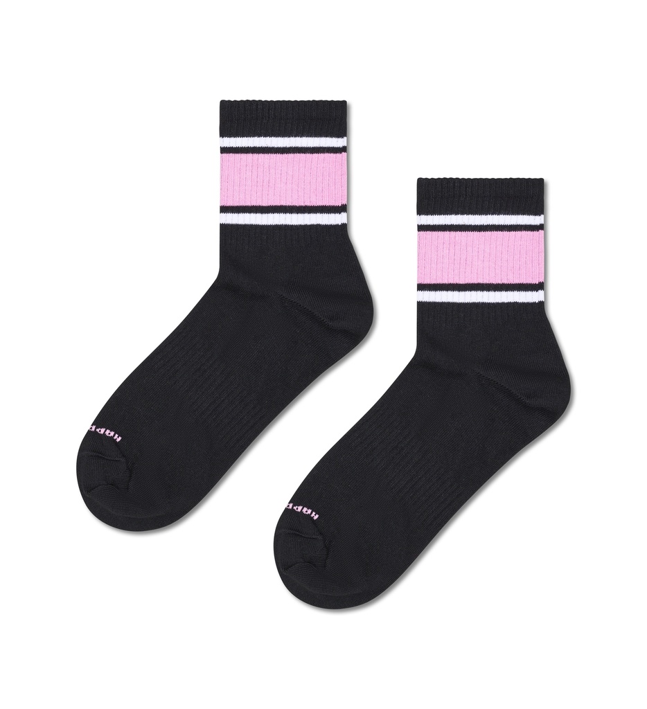 Simple Stripe 1/2 Crew Sneaker Sock