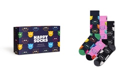 3-Pack Mixed Cat Socks Gift Set-XMJA08-0150