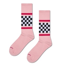 Checked Stripe Sneaker Sock