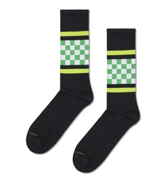 Checked Stripe Sneaker Sock
