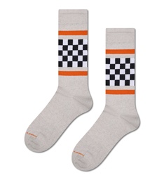 Checked Stripe Sneaker Sock